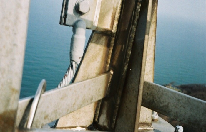 架台焼付け痕跡 架台焼付け痕跡