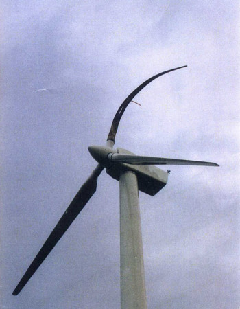 ブレード落雷状況